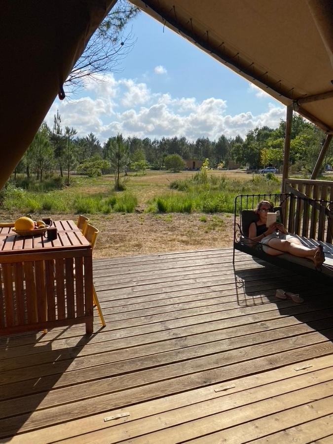 Camping La Kahute - Tente Lodge Au Coeur De La Foret カルカン エクステリア 写真